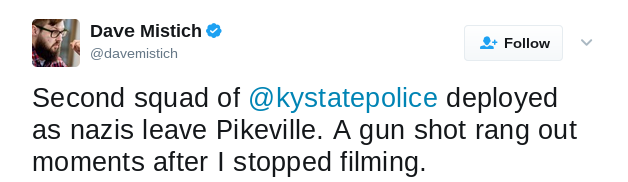 gun shot Pikeville Kentucky Nazi